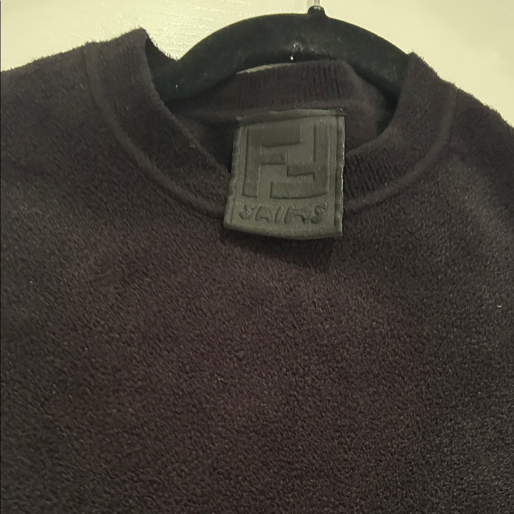 Fendi x Skims Black Velvet Dress - Picture 6 of 16